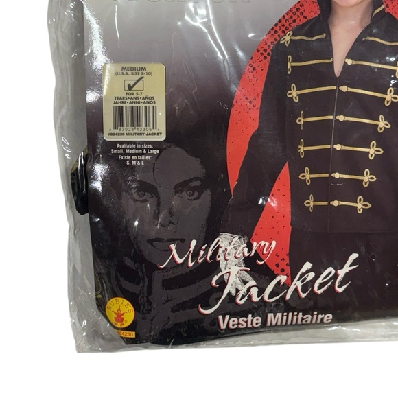 Rubie’s kids size medium (8-10) Michael Jackson military jacket never worn piece - Picture 2 of 11